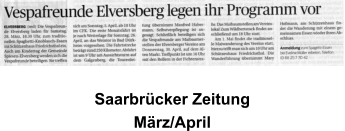 Saarbrcker Zeitung Mrz/April