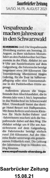 Saarbrcker Zeitung  15.08.21