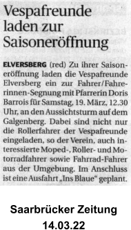 Saarbrcker Zeitung  14.03.22