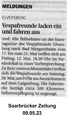 Saarbrcker Zeitung   09.05.23