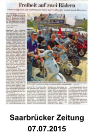 Saarbrcker Zeitung 07.07.2015