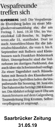 Saarbrcker Zeitung 31.05.19